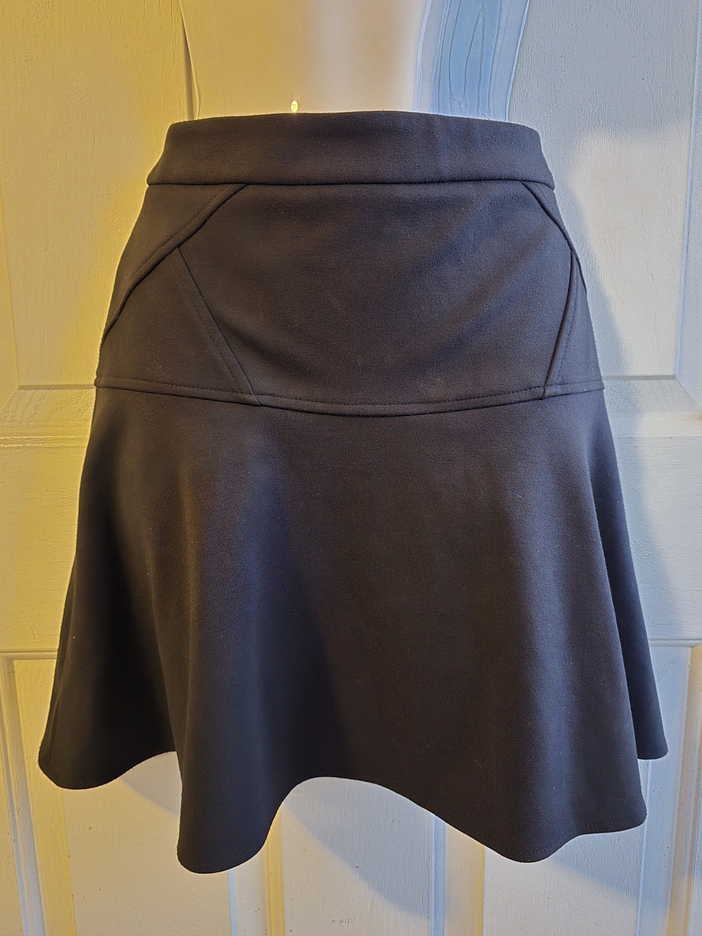 Laundry By Shelli Segal Black Skater Circle Skirt